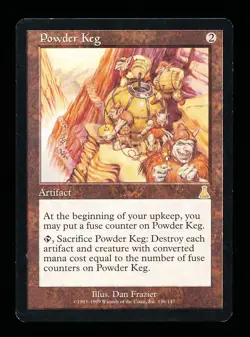 * * 1x Powder Keg x1 * * Urza's Destiny MTG VLP Very Lightly Played - Image 1