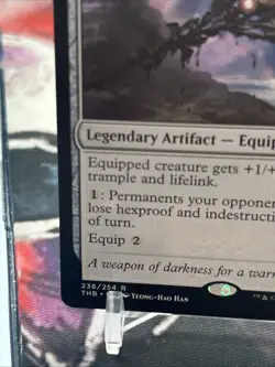 Shadowspear - 236/254 (Theros Beyond Death) - Near Mint NM - Rare - Image 2