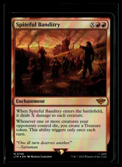 2023 MTG LTR Spiteful Banditry M Foil Enchantment #149 - Image 1