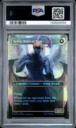 2025 MTG Kefka, Court Mage/Kefka, Ruler Of Ruin Borderless Foil #398 - PSA 10 - Image 2