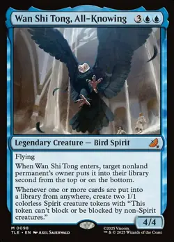 x1 Wan Shi Tong, All-Knowing M MTG Avatar: The Last Airbender: Eternal M/NM, Eng - Image 1