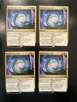 Death Begets Life X4X NM/M Tarkir: Dragonstorm TDM Magic MTG - Image 1