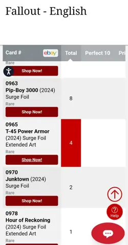 MTG CGC 9 T-45 Power Armor (Extended Art Surge Foil) R 965 UB: Fallout (Low POP) - Image 4