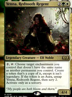 Wilds of Eldraine #219 Yenna, Redtooth Regent - Image 1