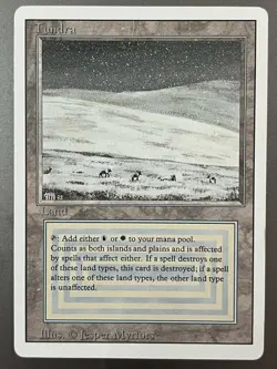 Magic: The Gathering MTG Tundra Revised Dual Land (1 Of 2) - Image 1