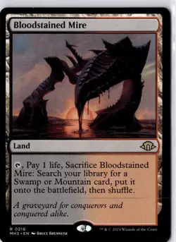 Bloodstained Mire Modern Horizons 3 Regular NM R 0216 - Image 1