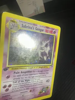 2000 Pokemon Sabrina's Gengar Gym Heroes 1st Edition Holo 014/132 MP- - Image 2