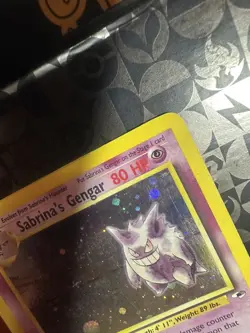 2000 Pokemon Sabrina's Gengar Gym Heroes 1st Edition Holo 014/132 MP- - Image 4