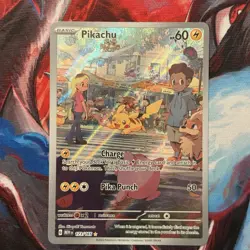 Pikachu 173/165 Illustration Rare English Pokemon SV: Scarlet & Violet 151 (MEW) - Image 1