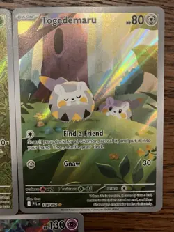 Pokemon Illustration Rares Nymble Wooper Zacian Togedemaru Ludicolo - Image 4