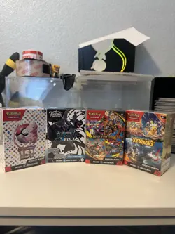Pokemon TCG Sealed Bundle Lot - Black Bolt, 151, Surging Sparks, Mega Evolution - Image 1