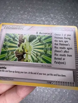 X Accuracy Treecko 7/8 Next Quest - Pokemon Trading Figure Game TFG TCG MP/HP - Image 3