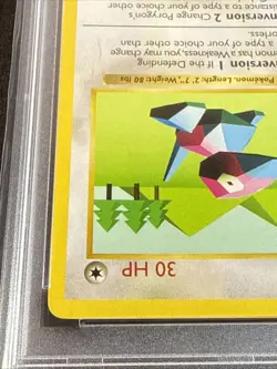 1999 POKEMON BASE SET 1ST EDITION #39 PORYGON - PSA 9 - Image 4