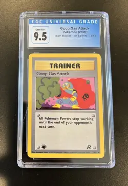 Pokemon TCG Goop Gas Attack Trainer 1st Edition 78/82 - Image 1