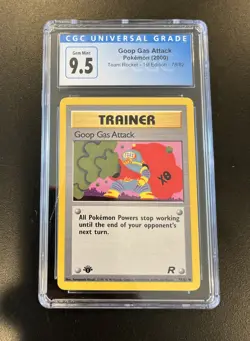 Pokemon TCG Goop Gas Attack Trainer 1st Edition 78/82 - Image 2