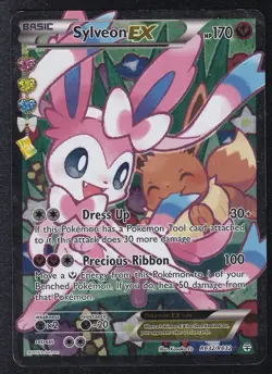 Pokemon TCG Sylveon EX Radiant Collection RC32/RC32 Generations Full Art - Image 1