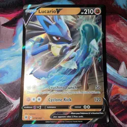 Pokemon Lucario V 078/189 Swsh10: Astral Radiance Holo - Image 1