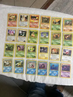 Pokemon Complete 1st Edition Gym Heroes Common and Uncommon LP/NM - Image 2