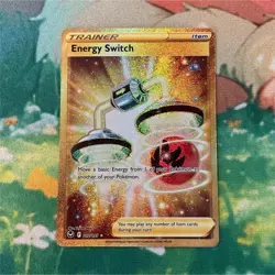 Pokemon Energy Switch Secret Rare Holo 212/195 Silver Tempest - Image 1
