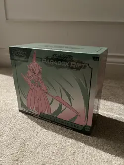 Pokemon TCG Paradox Rift Elite Trainer Box Iron Valiant, New Sealed ETB - Image 1