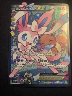 Pokemon Sylveon EX Ultra Rare Full Art Holo RC32/RC32 Generations - Image 1