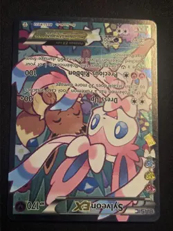 Pokemon Sylveon EX Ultra Rare Full Art Holo RC32/RC32 Generations - Image 2