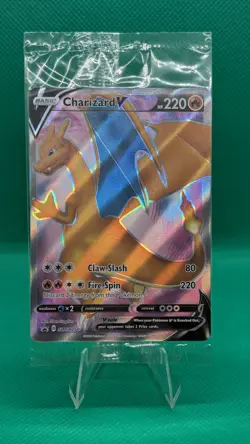 CHARIZARD V SWSH050 Black Star Promo Champions Path ETB Pokemon TCG SEALED - Image 1