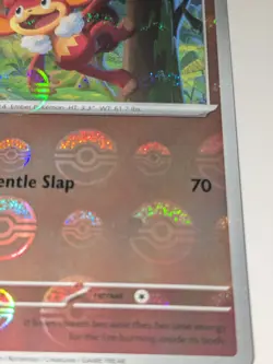 Simisear 015/086 PRINTING ERROR Reverse Holo - Pokemon TCG White Flare - NM - Image 2