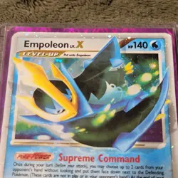 Pokemon Empoleon LV.X DP11 Diamond & Pearl Holo Moderately Playd *FREE SHIPPING* - Image 2