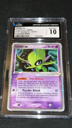 Pokemon TCG Celebi ex 17/17 - Ultra Rare - POP Series 2 Promos - Holo - Image 1