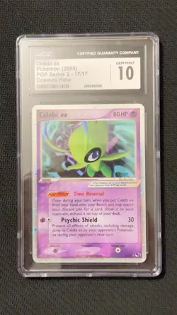Pokemon TCG Celebi ex 17/17 - Ultra Rare - POP Series 2 Promos - Holo - Image 2