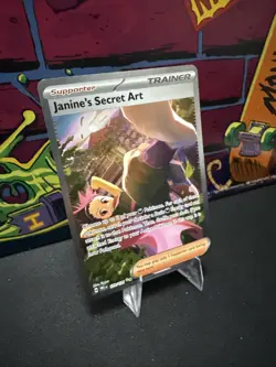 Pokemon TCG Janine's Secret Art Prismatic Evolutions Sir 173/131 NM/M Condition - Image 2
