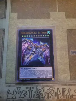 YUGIOH DIVINE ARSENAL AA-ZEUS SKY THUNDER STAX-EN044 ULTRA 1ST ED NM - Image 1