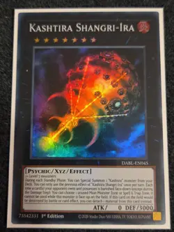 Yugioh Kashtira Shangri-Ira Super Rare DABL-EN045 1st Ed Near Mint - Image 1