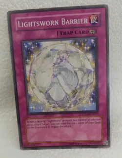 Yu-Gi-Oh! TCG Lightsworn Barrier The Duelist Genesis TDGS-EN075 1st Edition Com. - Image 1