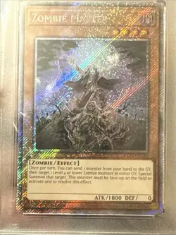 Yugioh Zombie Master RA03-EN185 Platinum Secret Rare 1st Ed NM Psa 9 - Image 3