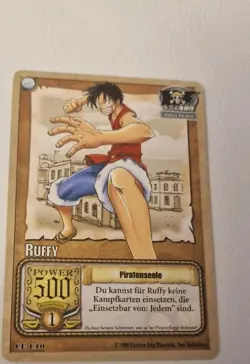 One Piece Karte CE-C10 Ruffy Piratenseele - Image 1