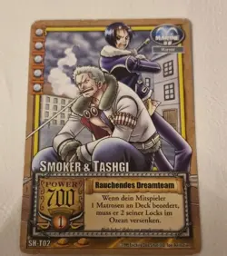 One Piece Card SH-T02 Smoker & Tashigi Smoking Dream Team - Image 1