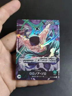 Roronoa Zoro OP12-020 L Limited Edition Vol.4 One Piece Promo Japanese - Image 1