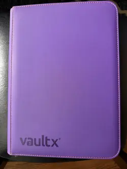 VaultX SV1 Scarlet Violet Base Set Zip Binder 9 Pocket Trading Card Binder EUC - Image 1