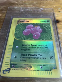 Exeggcute (76/147) Reverse Holo Aquapis Pokemon Card - Image 3