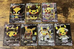 Pokemon Pikachu VCOS Cosplay Fan Art Cards Lot - 7 Card Lot - Image 1