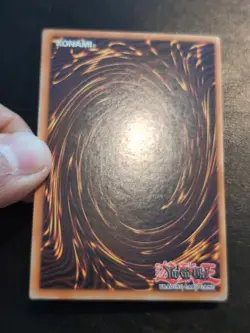 Yu-Gi-Oh SUPER RARE HOLO CARD DARK MASTER ZORC DCR-082 1996 VINTAGE PRINT NM/VLP - Image 4