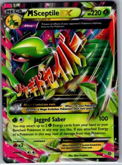 M Sceptile EX 8/98 XY - Ancient Origins - Pokemon Card - NM - Image 1