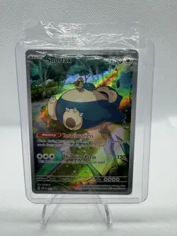 Pokemon Scarlet Violet 151 TCG Snorlax SVP 051 Promo Card Sealed - Image 1