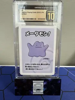 CGC 10 PRISTINE Ditto Old Maid 2019 Japanese Pokemon Card - Image 1