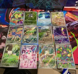 Pokemon Phantasmal Flames 12x Card llustration Rare And 10 EX cards NO piplup - Image 1