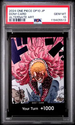 2024 ONE PIECE JPN OP10-ROYAL BLOOD ALTERNATE ART DON!! CARD PSA 10 - Image 1