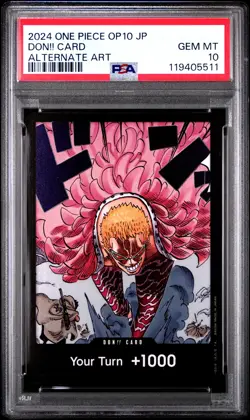 2024 ONE PIECE JPN OP10-ROYAL BLOOD ALTERNATE ART DON!! CARD PSA 10 - Image 1