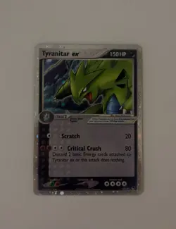Pokemon Tyranitar EX 17/17 Pop Series 1 Ultra Rare Holo Card LP - Image 5